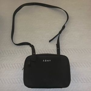 ADAY En Route Crossbody purse, black, EUC